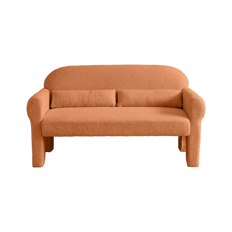 Causeuse moderne en bouclette pour le salon
