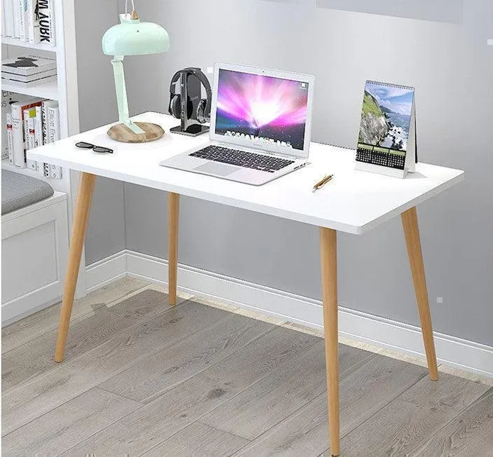 IPOTUIS V2 - Table Blanche en bois (120x60x75)cm