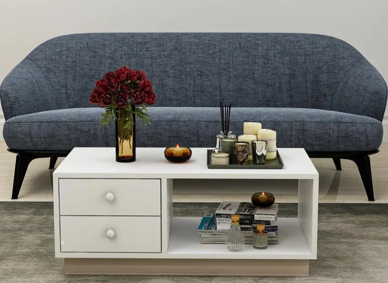 Table Basse MOSCO Blanche