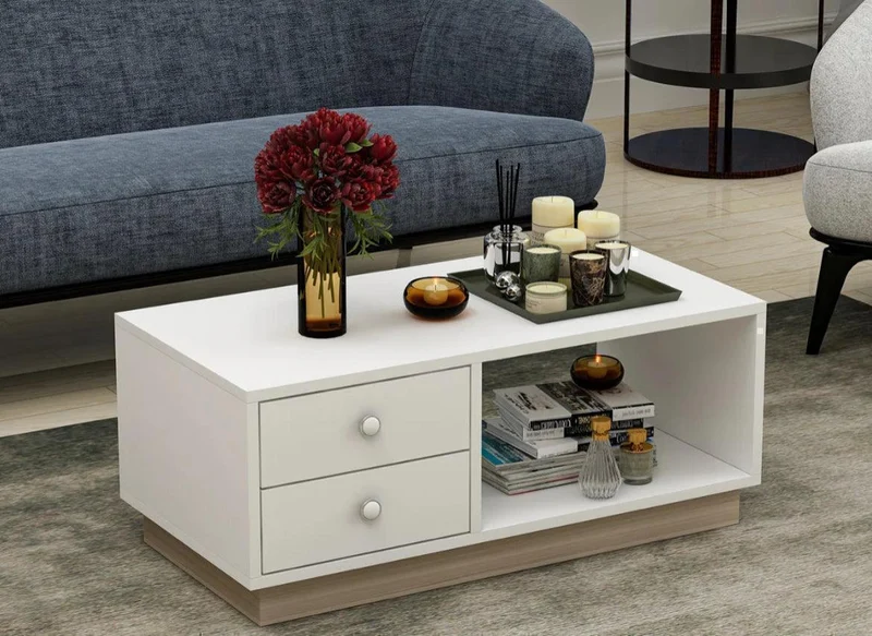 Table Basse MOSCO Blanche