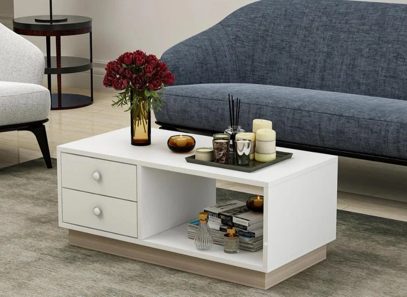 Table Basse MOSCO Blanche
