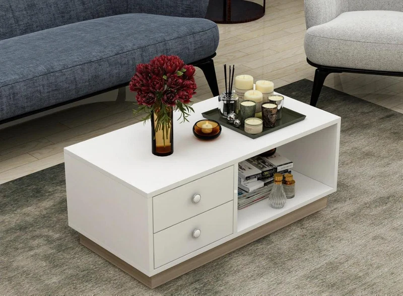 Table Basse MOSCO Blanche