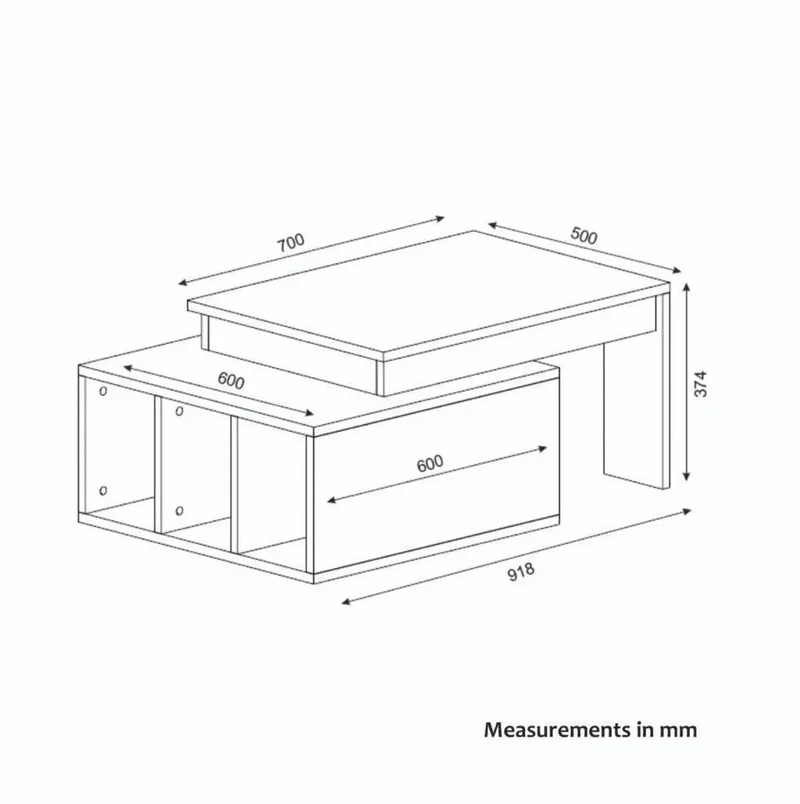 Table basse IDOLE - 91 cm
