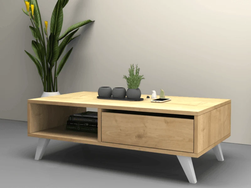 BINGSTER - Meuble TV et Table Basse - Salon et séjour