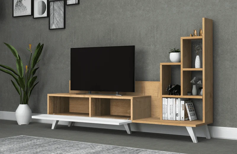 BINGSTER - Meuble TV et Table Basse - Salon et séjour