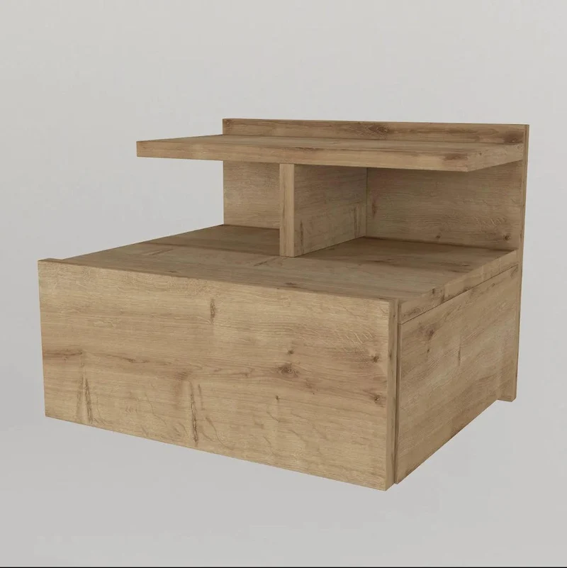 Table de chevet Misa en bois - 39x35x32 cm