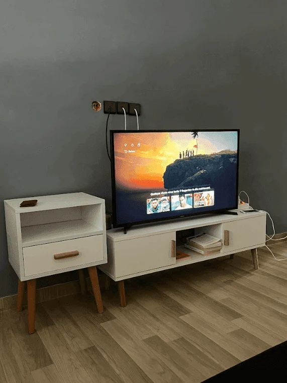 SCANDI, Meuble Tv, 120 Cm, Salon et séjour