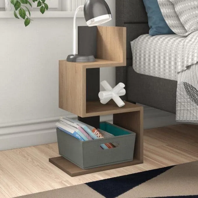 IDEAL Table de chevet moderne en bois