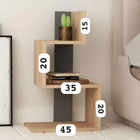 IDEAL Table de chevet moderne en bois