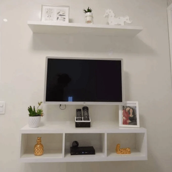 SHARK, Meuble Tv 80 cm avec Etagère