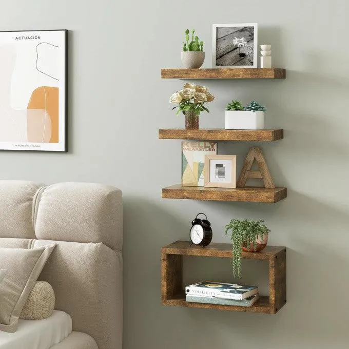 MOSAIK, Etagère Ensemble 4 pièce en bois