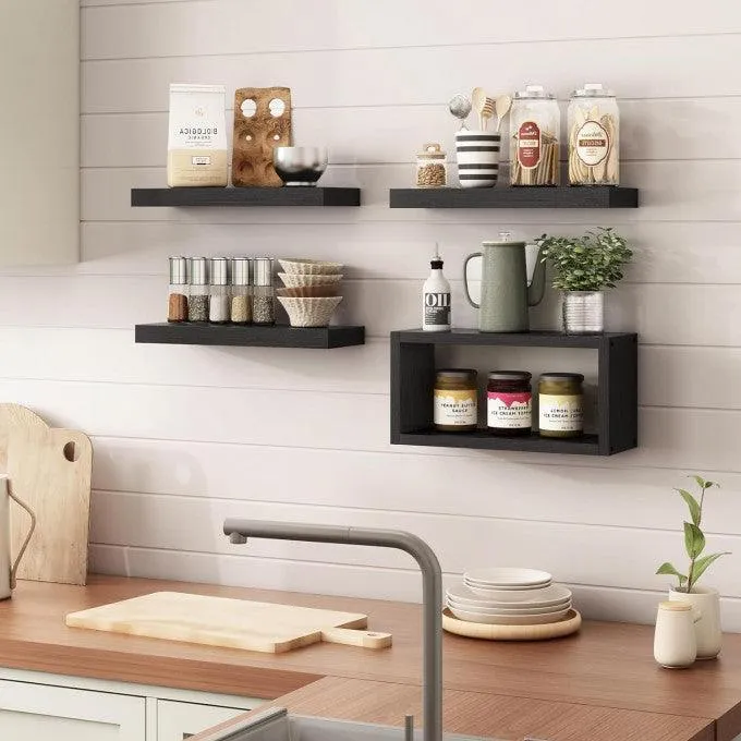 MOSAIK, Etagère Ensemble 4 pièce en bois