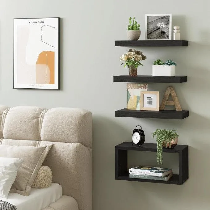 MOSAIK, Etagère Ensemble 4 pièce en bois