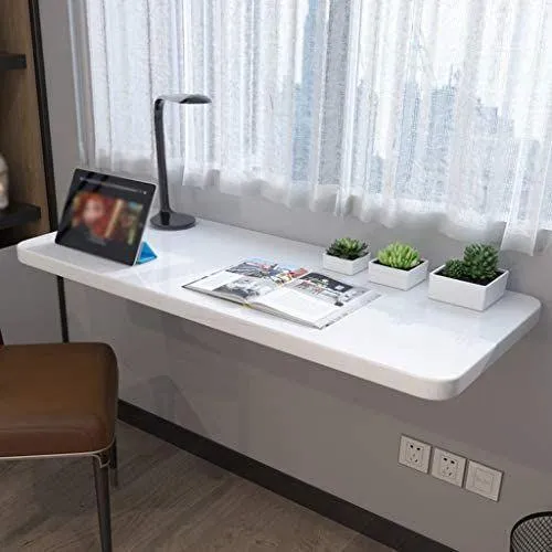 VASK - Table Pliante Murale en bois avec fixation métallique