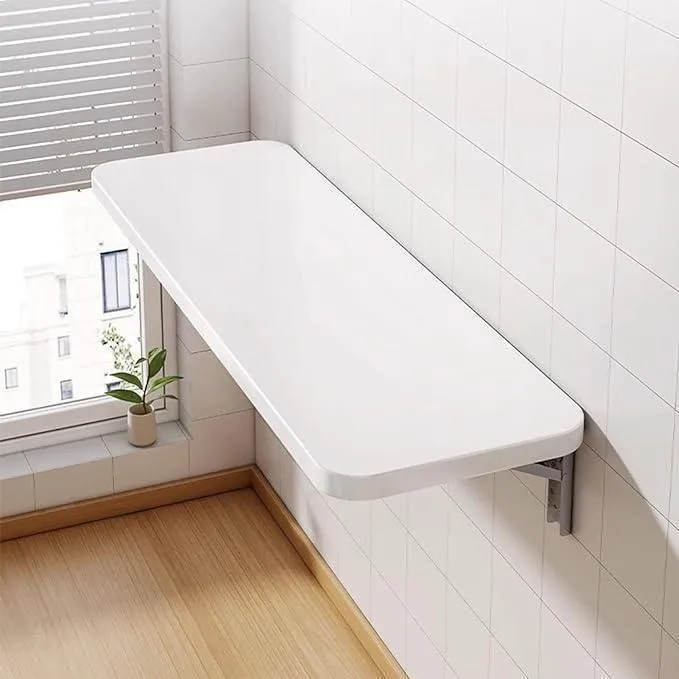 VASK - Table Pliante Murale en bois avec fixation métallique