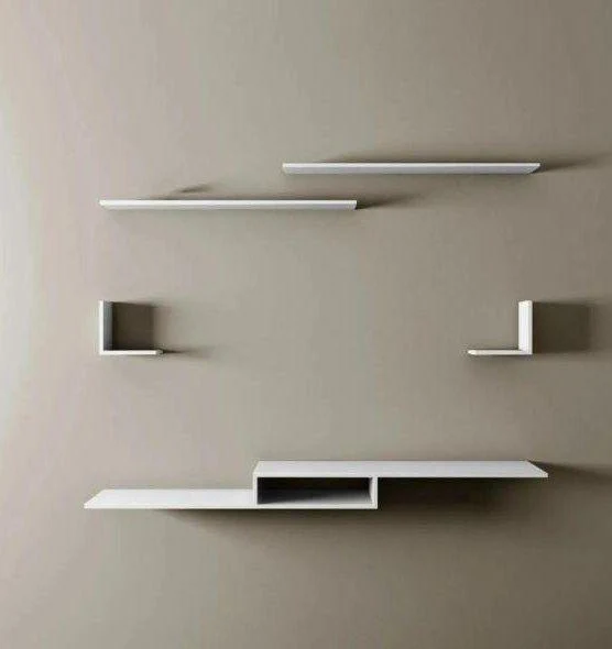 MEUBLE TV Alpha 120 cm - NOIR/BLANC