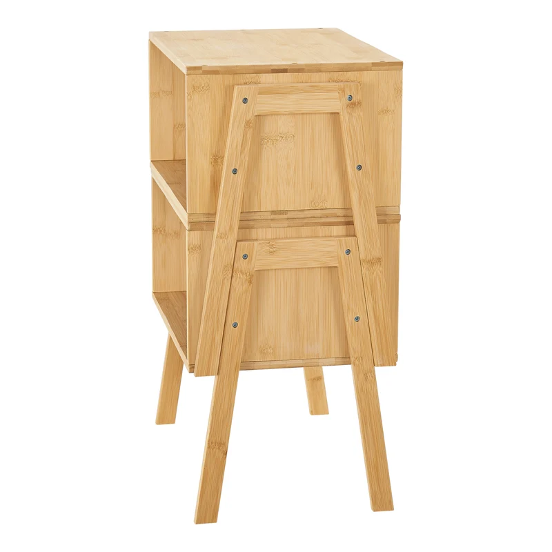 Lot de deuxTables de nuit bambou 42 x 43,5 x 29 cm naturel 03_0007100