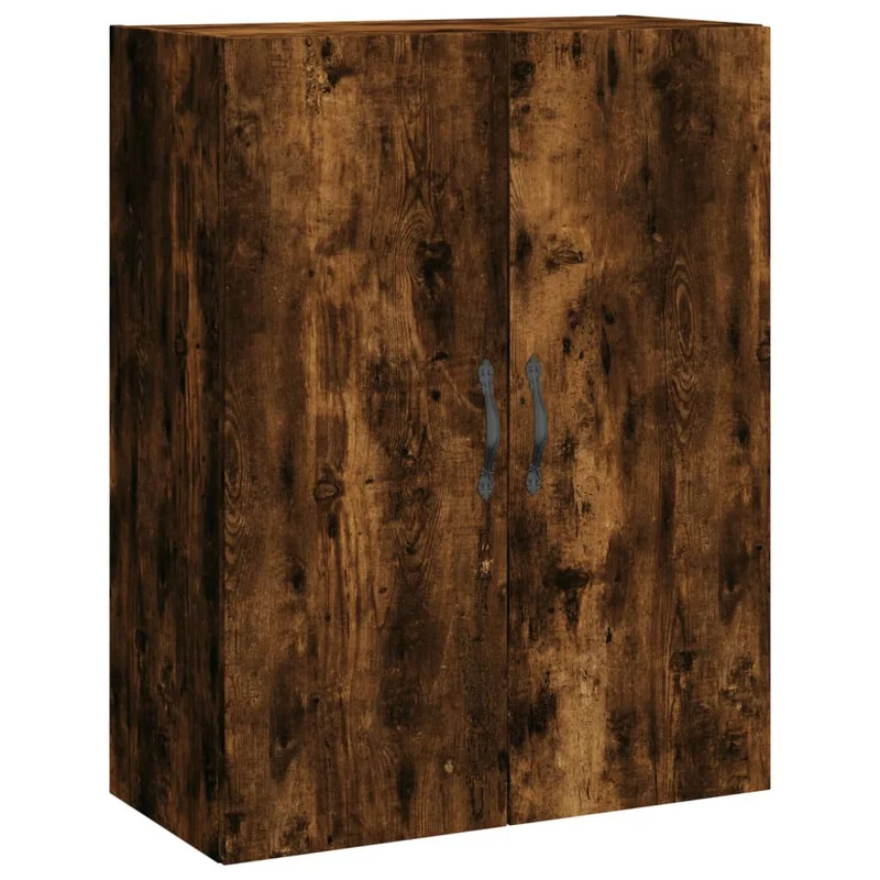 Buffet bahut commode armoire meuble de rangement organisateur cuisine salle de séjour salon haut 69,5 x 34 x 180 cm bois d'ingénierie marron 02_0033506