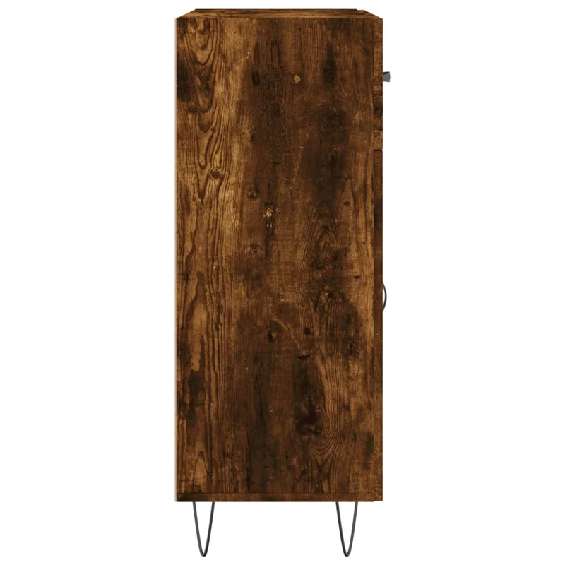 Buffet bahut commode armoire meuble de rangement organisateur cuisine salle de séjour salon 69,5 x 34 x 90 cm bois d'ingénierie marron 02_0031020