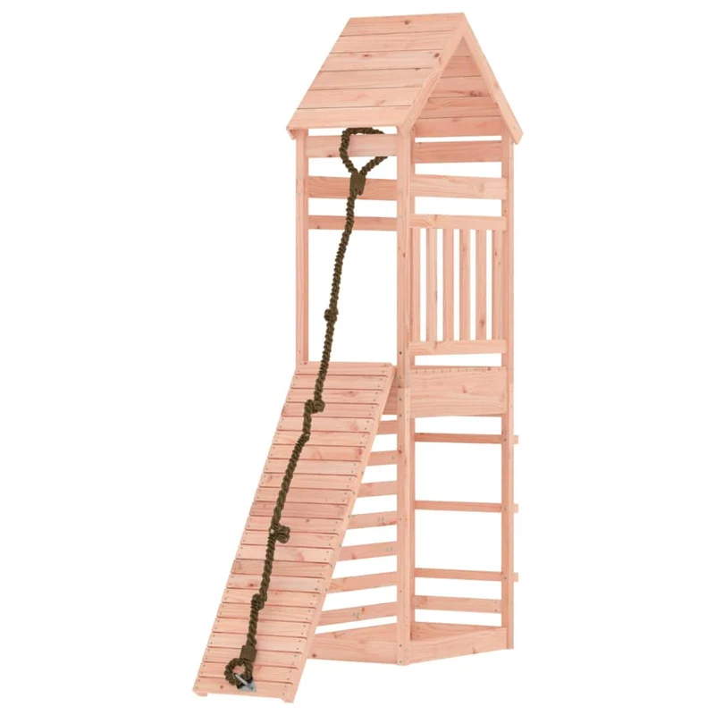Maisonnette de jeu avec mur d'escalade 55 x 175 x 264 cm bois massif douglas 02_0004680