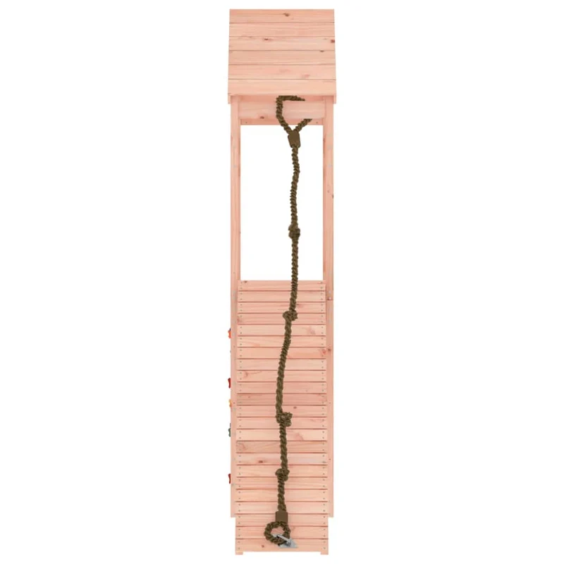 Maisonnette de jeu avec mur d'escalade 55 x 175 x 264 cm bois massif douglas 02_0004680