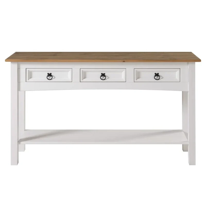 Console de table en bois 3 tiroirs Corona | Furniture Dash - S.O.