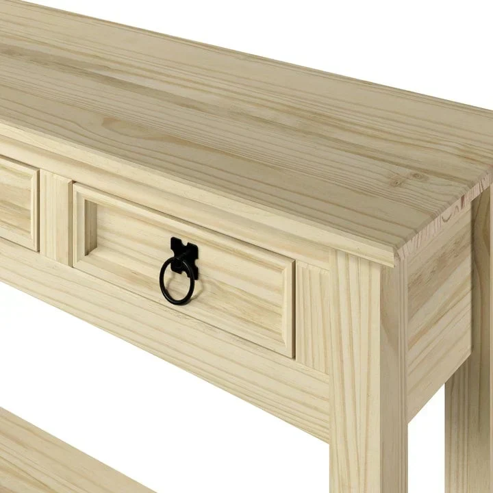Console de table en bois 3 tiroirs Corona | Furniture Dash - S.O.