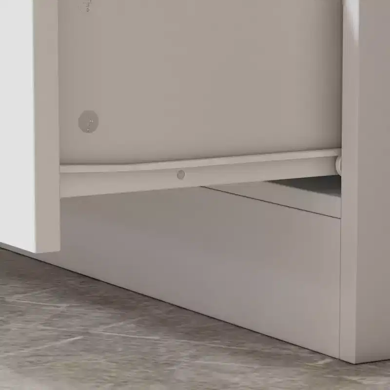 Meuble de rangement polyvalent Famapy avec portes vitrées, bibliothèque, organisateur de garde-manger