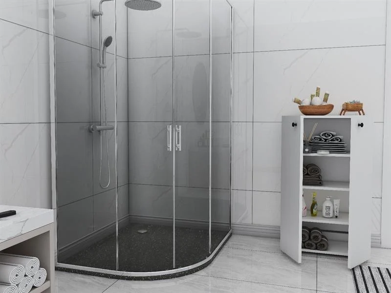 Armoire Land 105 cm - Blanc polyvalente avec 2 porte