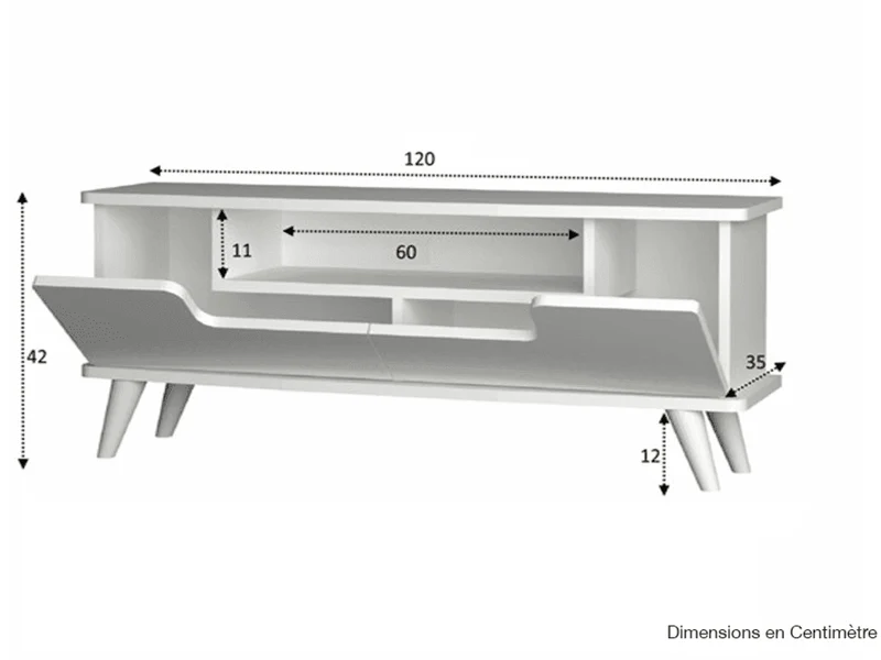 Table TV EVILO - 120CM