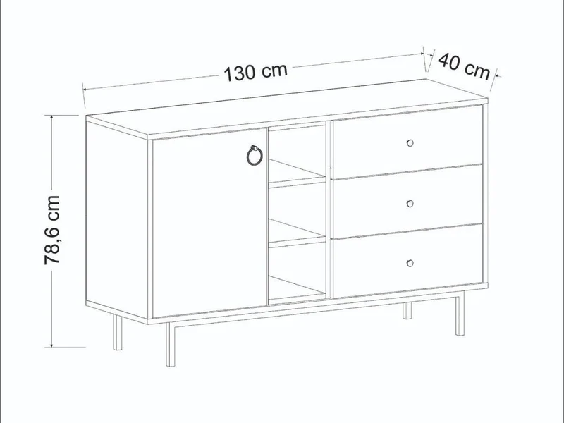 Console BARS Anthracite