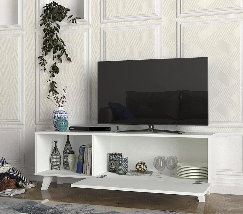 Table TV MART 140 cm - Blanc