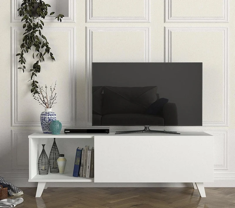 Table TV MART 140 cm - Blanc