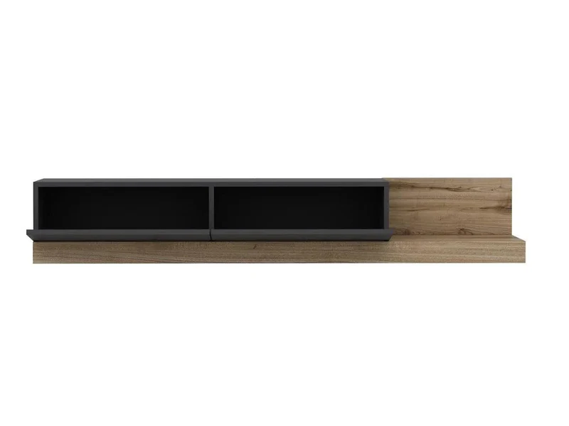 Meuble TV Major Anthracite Naturel 180 cm