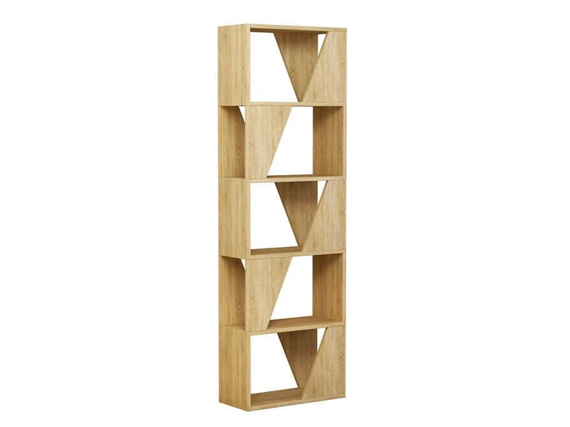 Bibliothèque-Étagères de rangement FRAME 168 cm - Chêne