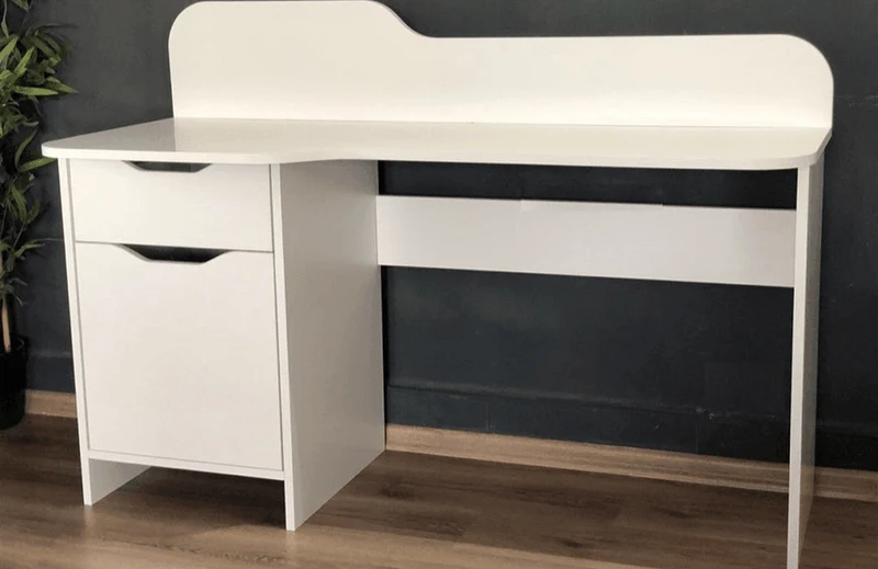 Bureau moderne avec rangement LONA 140 cm