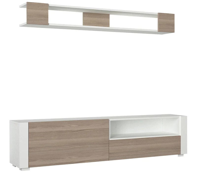 Meuble TV ART-cordoba et blanc- 180cm