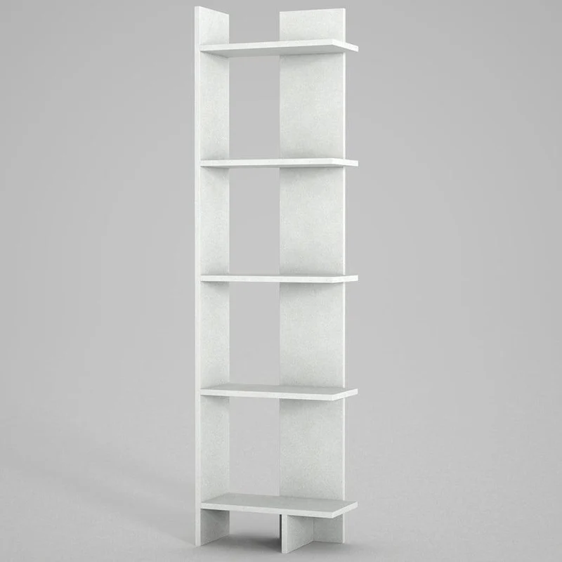 Bibliothèque PERLE -blanc- 170cm