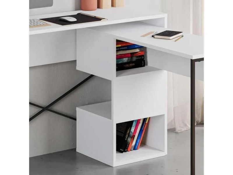Bureau multi-usages BADU - blanc