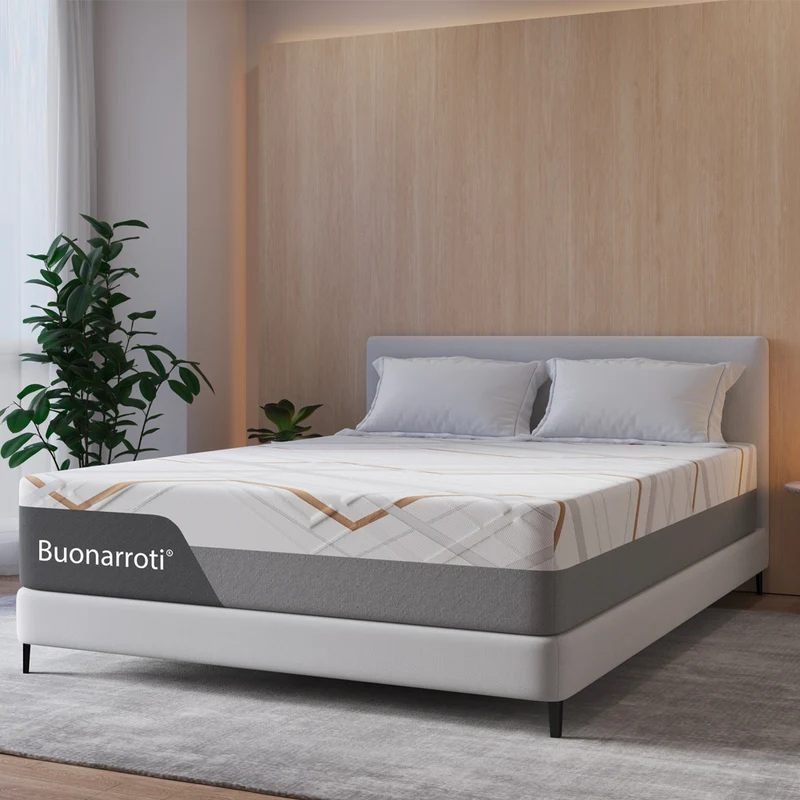 Materasso matrimoniale con Memory Foam, sfoderabile molle insacchettate 160x190x30 cm Corvo