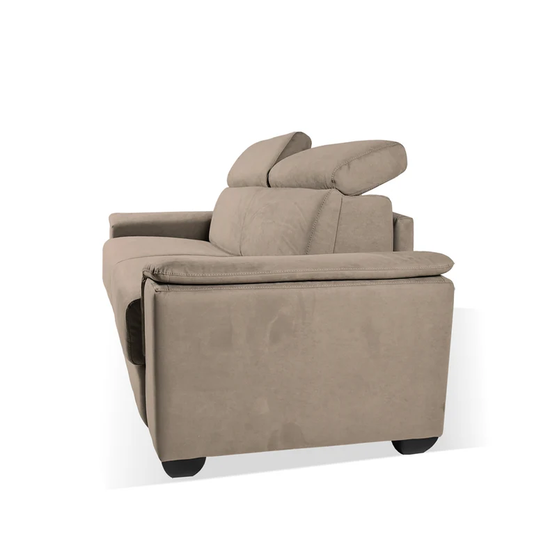 Divano letto 3 posti colore marrone caribou 210x94x90H Mercurio