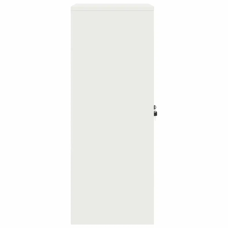 Armoire de rangement moderne polyvalente intérieur 60 x 40 x 105 cm avec portes verrouillables design industriel en acier blanc 02_0054862
