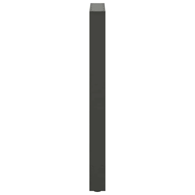 Lot de 2 pieds de table de bar robuste design moderne 50 x 90-91 cm en acier anthracite 02_0057570