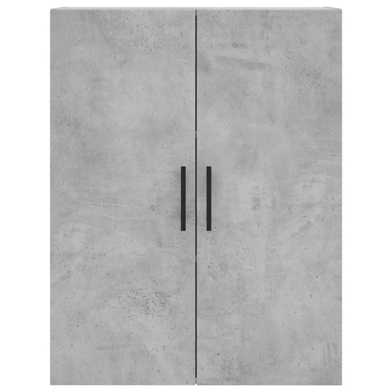 Buffet bahut commode armoire meuble de rangement organisateur cuisine salle de séjour salon haut 69,5 x 34 x 180 cm bois d'ingénierie gris 02_0034604