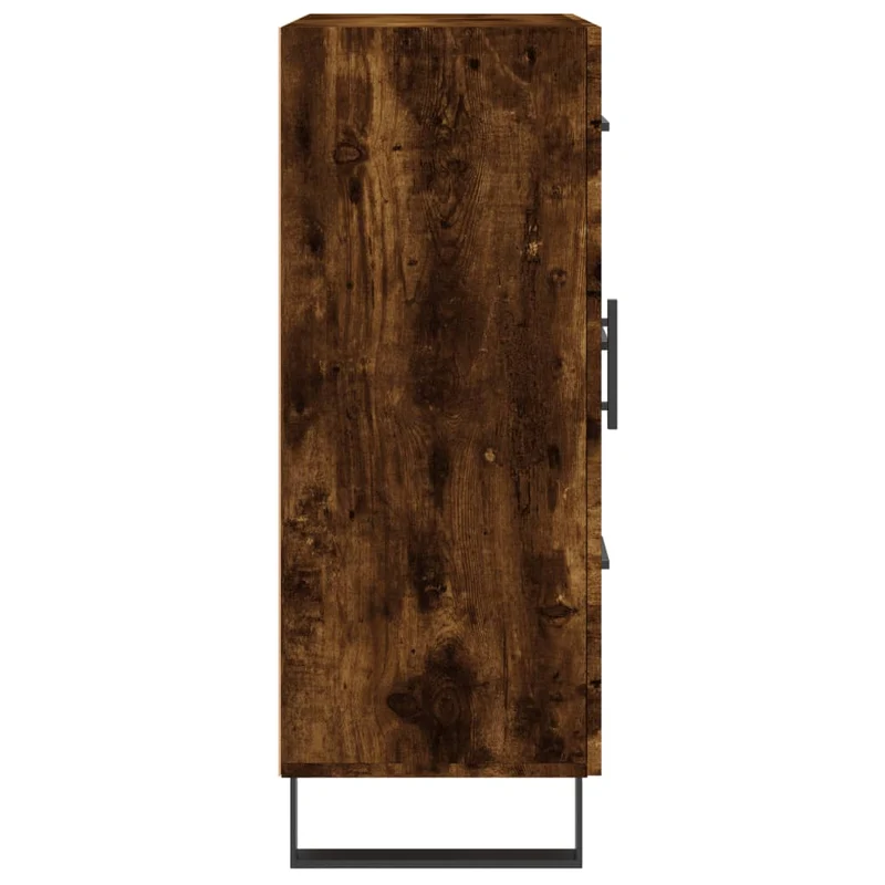 Buffet bahut commode armoire meuble de rangement organisateur cuisine salle de séjour salon 69,5 x 34 x 90 cm bois d'ingénierie marron 02_0031069