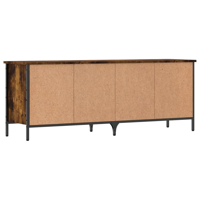 Armoire à chaussures range chaussures rangement meuble entrée couloir salon 131 x 35 x 50 cm bois d'ingénierie brun 02_0021553