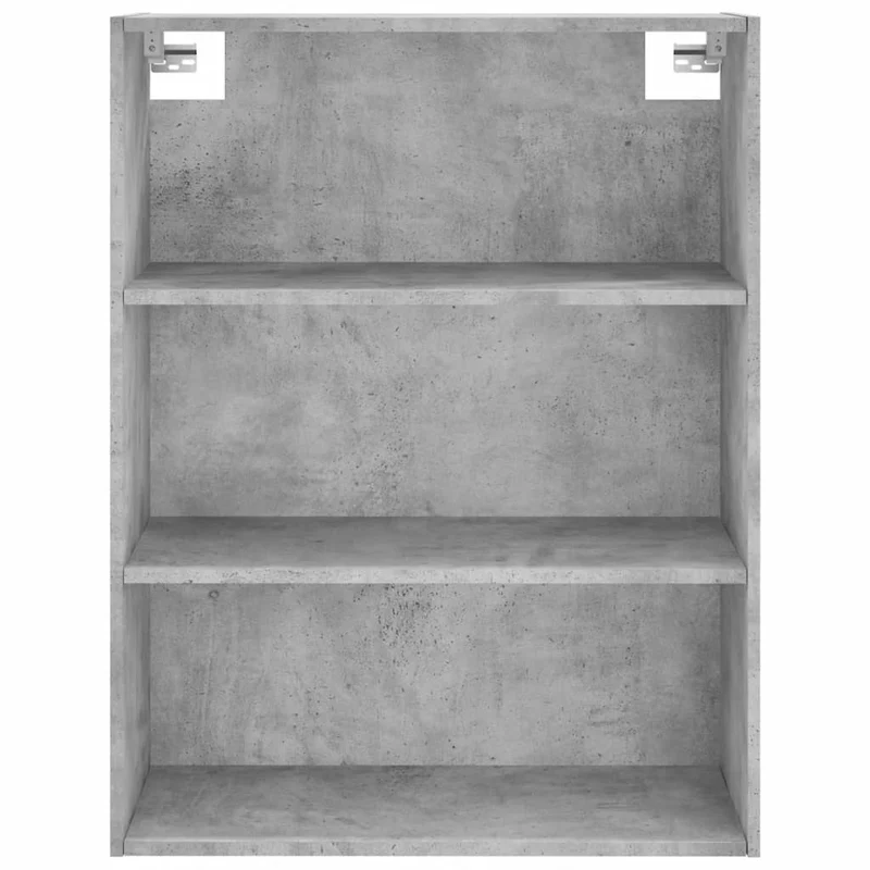 Buffet bahut commode armoire meuble de rangement organisateur cuisine salle de séjour salon haut 69,5 x 34 x 180 cm bois d'ingénierie gris 02_0034563