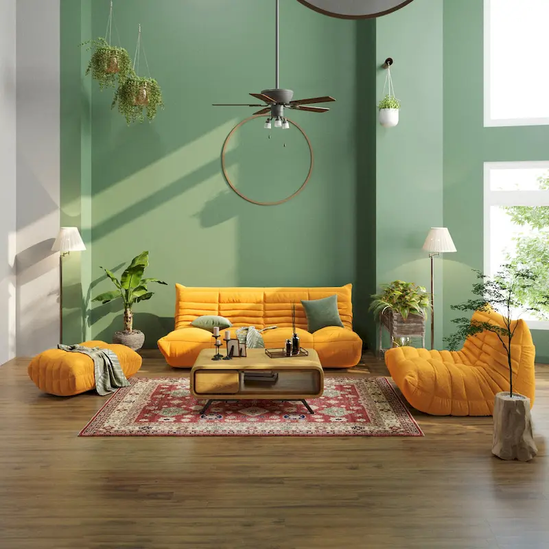 Canapé de sol, canapé paresseux doux, fauteuil poire pour salon