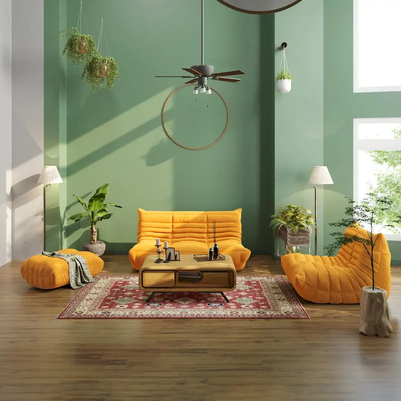 Canapé de sol, canapé paresseux doux, fauteuil poire pour salon