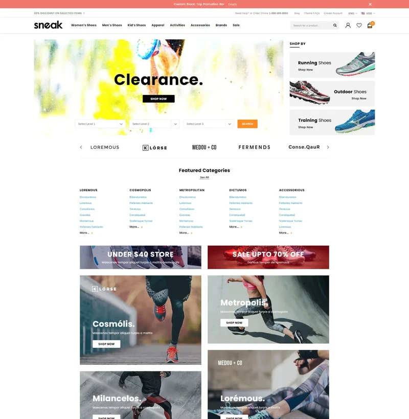 Sneak – Shoes and Sport